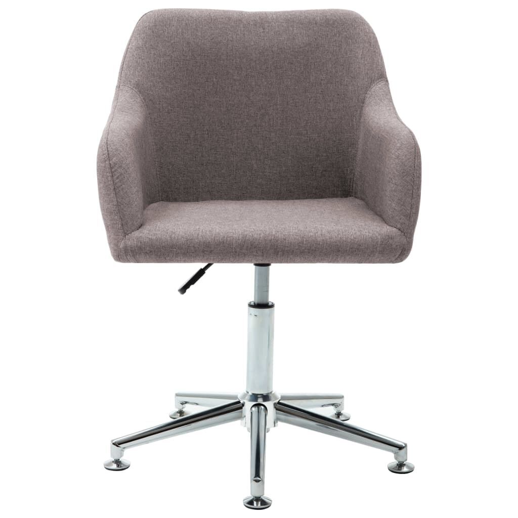 Swivel Dining Chair Taupe Fabric Swivel Dining Chair Taupe Fabric