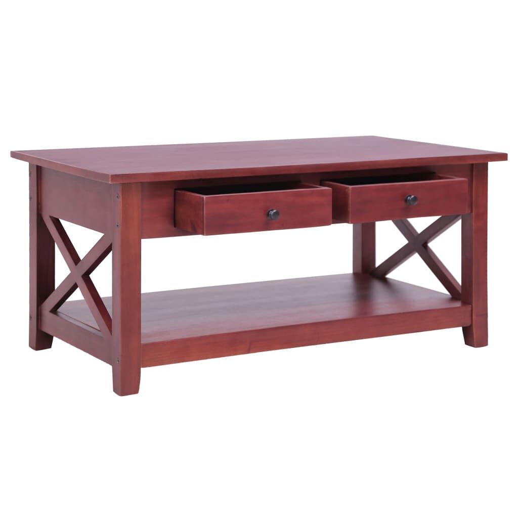 Coffee Table Brown 100x55x46 cm Solid Mahogany Wood Coffee Table Brown 100x55x46 cm Solid Mahogany Wood