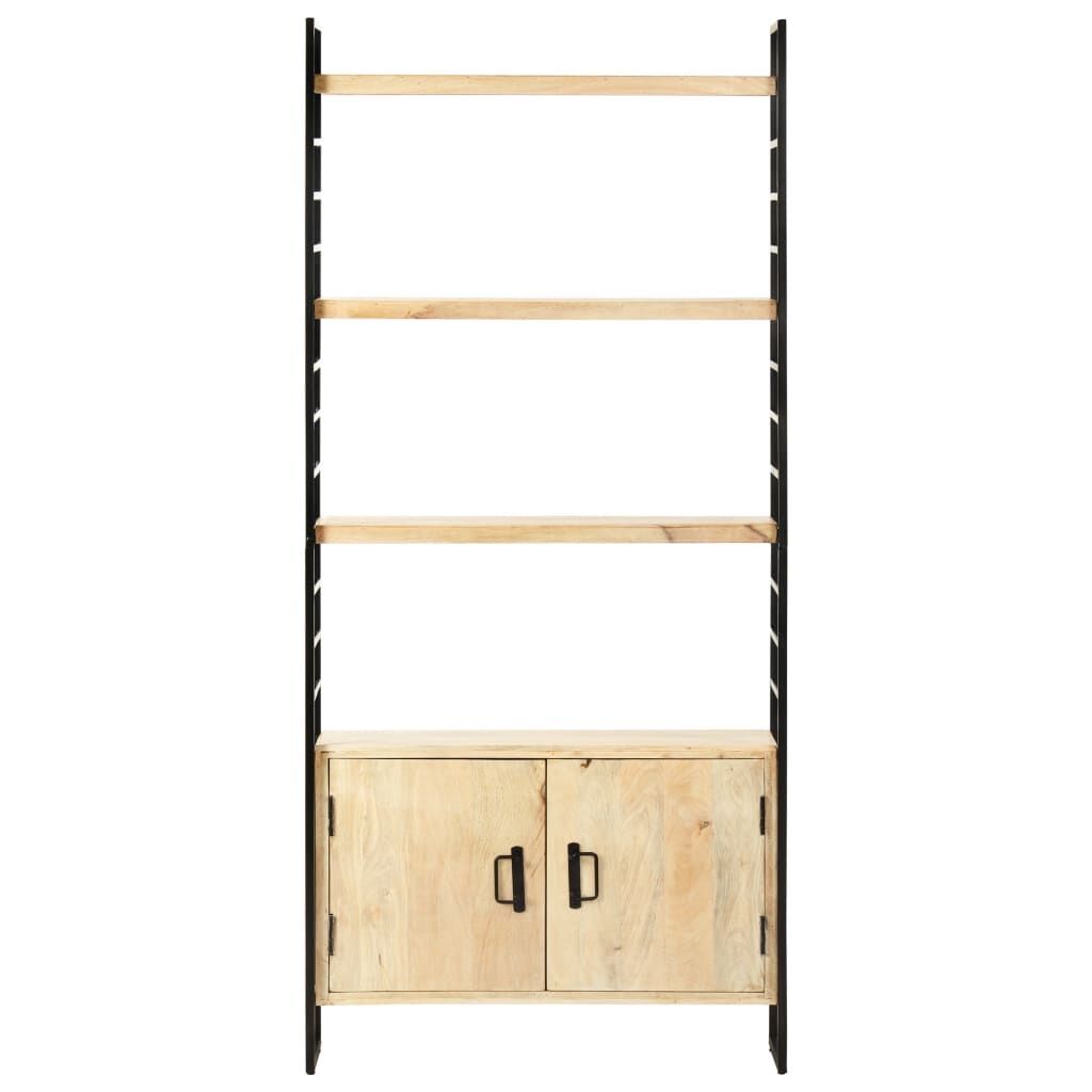 4-Tier Bookcase 80x30x180 cm Solid Mango Wood 4-Tier Bookcase 80x30x180 cm Solid Mango Wood