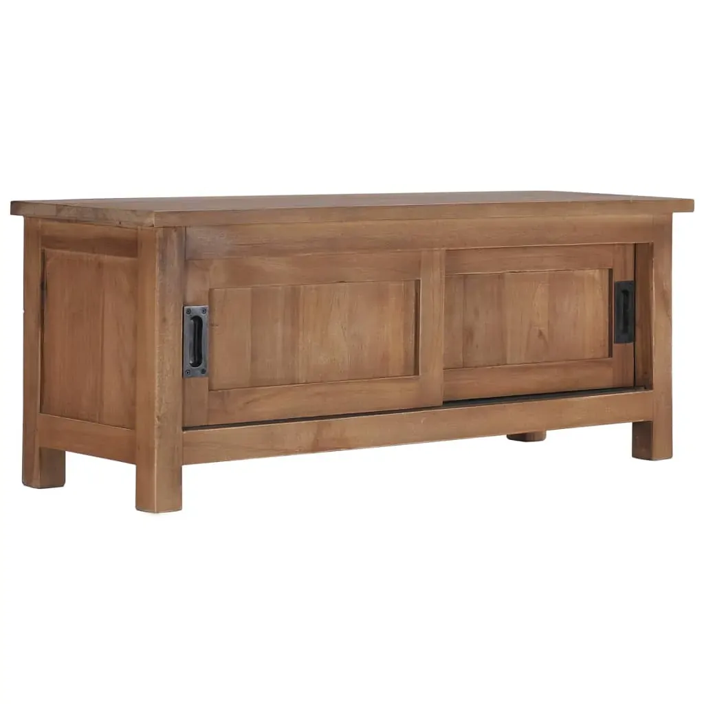 TV Cabinet 90x30x35 cm Solid Teak Wood TV Cabinet 90x30x35 cm Solid Teak Wood