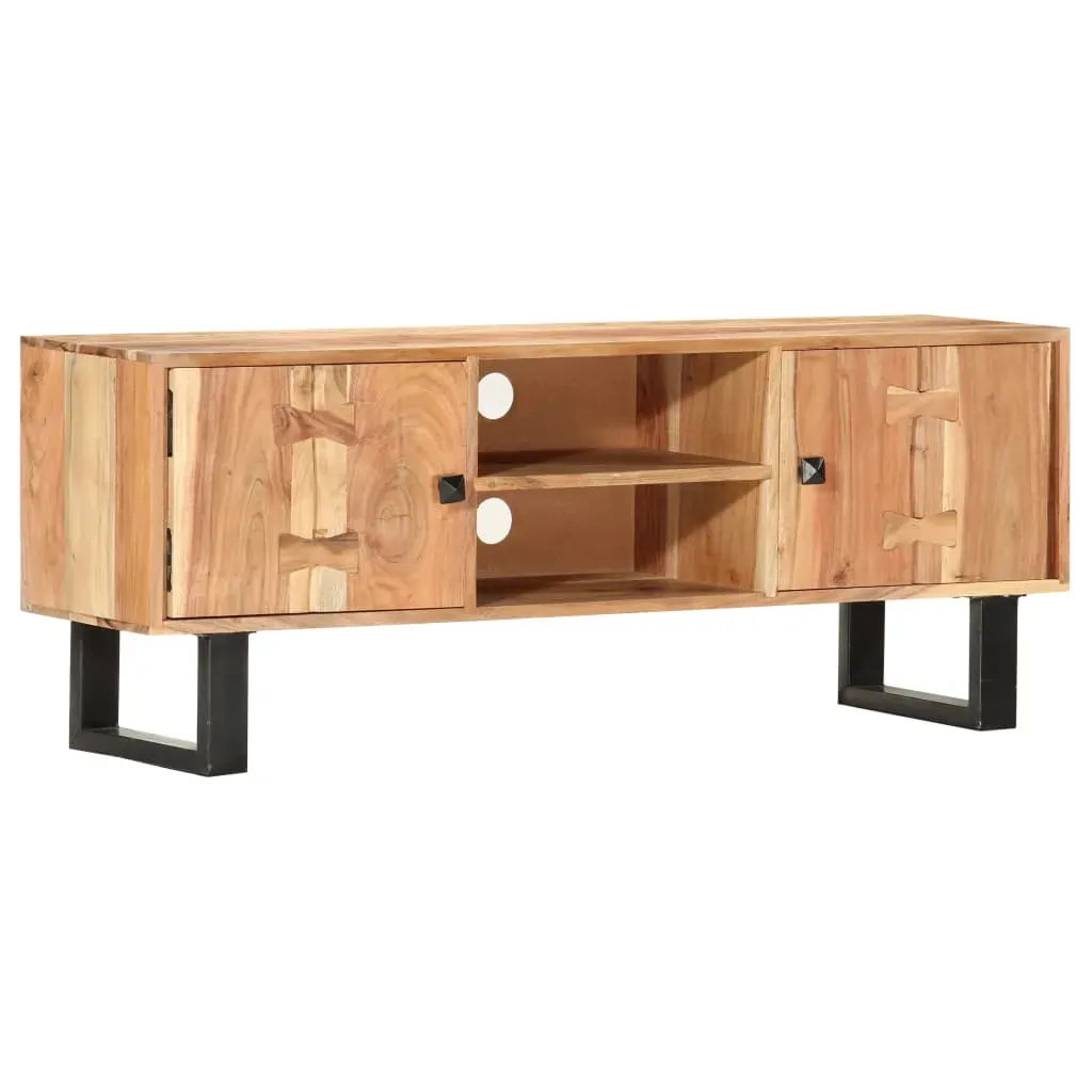 TV Cabinet 118x30x45 cm Solid Acacia Wood TV Cabinet 118x30x45 cm Solid Acacia Wood