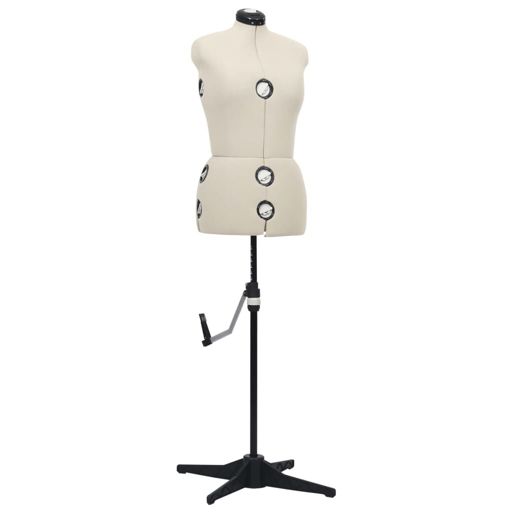 Adjustable Dress Form Female Cream M Size 40-46 Adjustable Dress Form Female Cream M Size 40-46