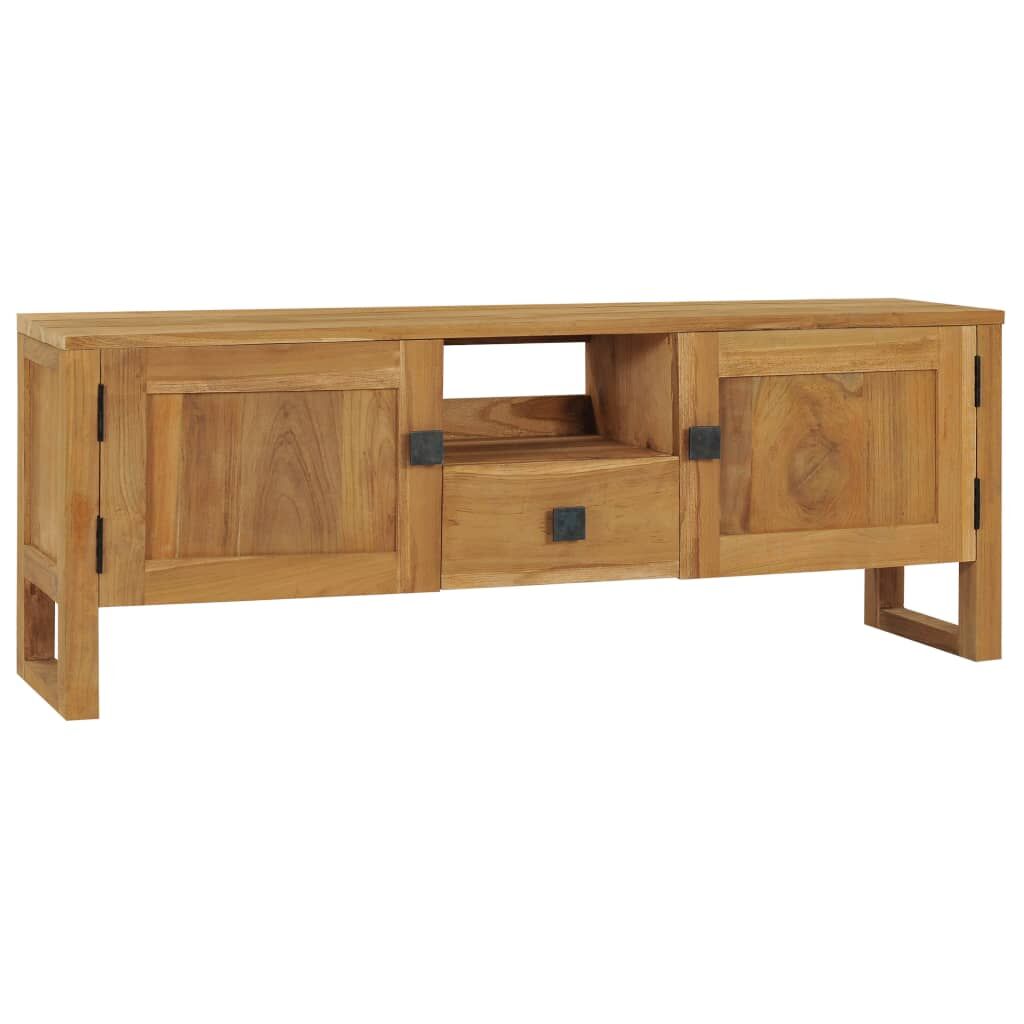 TV Cabinet 120x32x45 cm Solid Teak Wood TV Cabinet 120x32x45 cm Solid Teak Wood