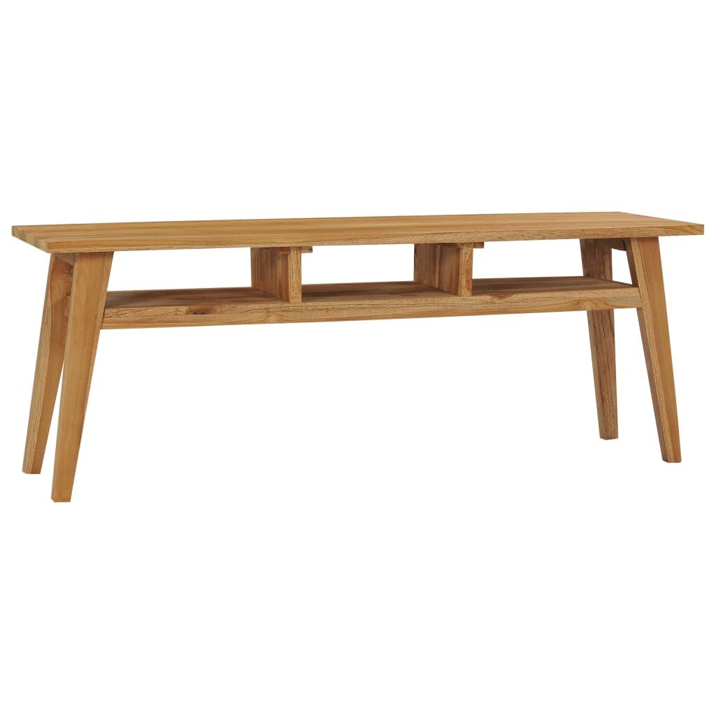 TV Cabinet 120x35x45 cm Solid Teak Wood TV Cabinet 120x35x45 cm Solid Teak Wood