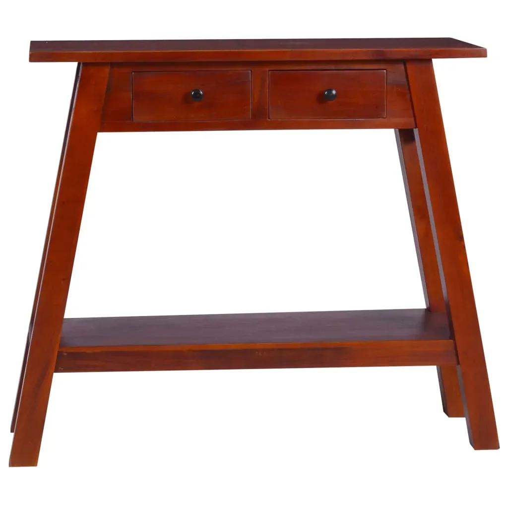 Console Table Classical Brown 90x30x75cm Solid Mahogany Wood Console Table Classical Brown 90x30x75cm Solid Mahogany Wood
