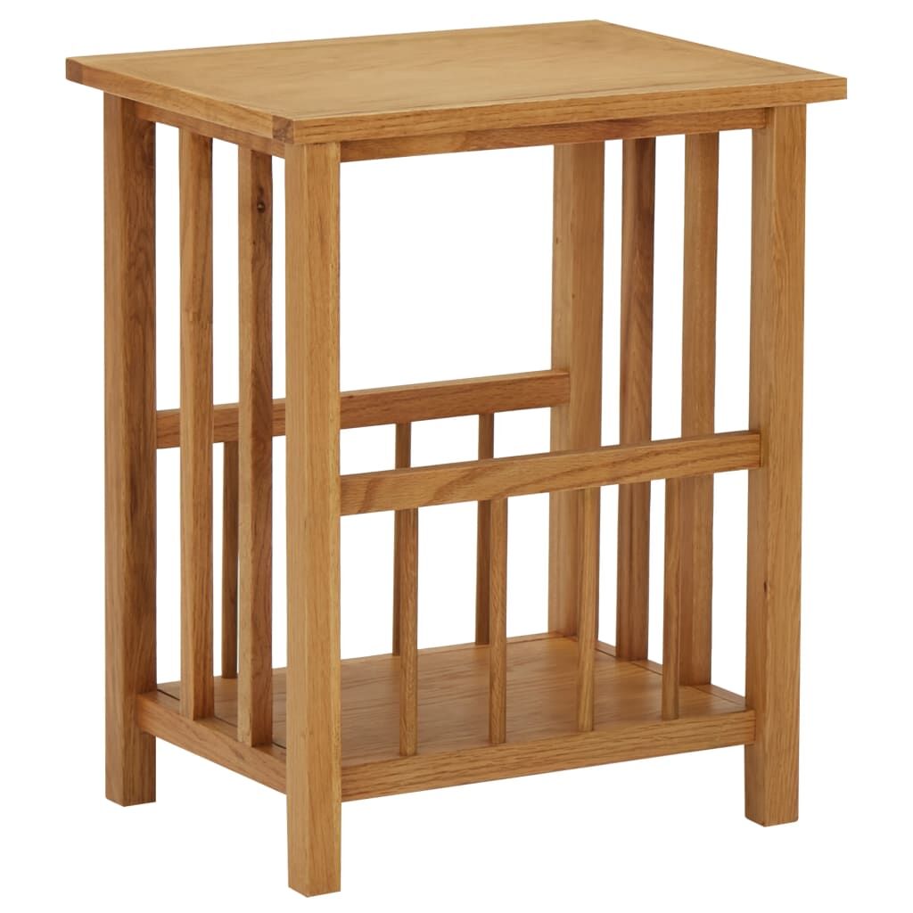 Magazine Table 45x35x55 cm Solid Oak Wood Magazine Table 45x35x55 cm Solid Oak Wood