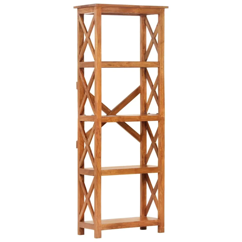 Bookshelf 60x30x160 cm Solid Acacia Wood Honey Finish Bookshelf 60x30x160 cm Solid Acacia Wood Honey Finish