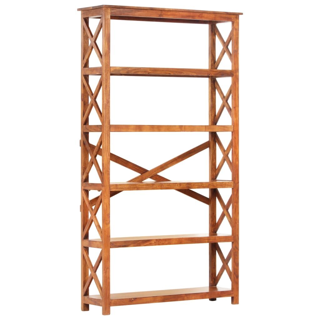 Bookshelf 100x30x180 cm Solid Acacia Wood Honey Finish Bookshelf 100x30x180 cm Solid Acacia Wood Honey Finish