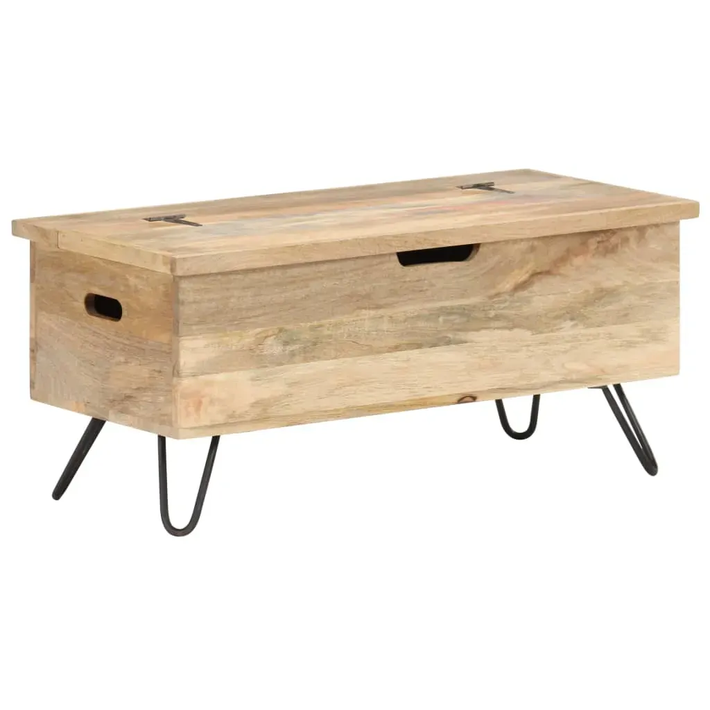 Chest 90x40x45 cm Solid Mango Wood Chest 90x40x45 cm Solid Mango Wood