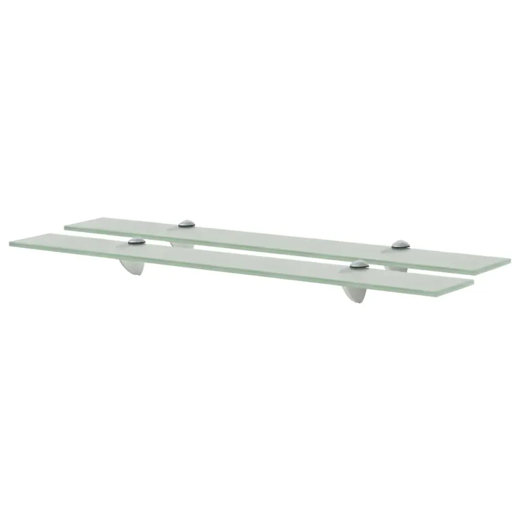 Floating Shelves 2 pcs Glass 70x10 cm 8 mm Floating Shelves 2 pcs Glass 70x10 cm 8 mm