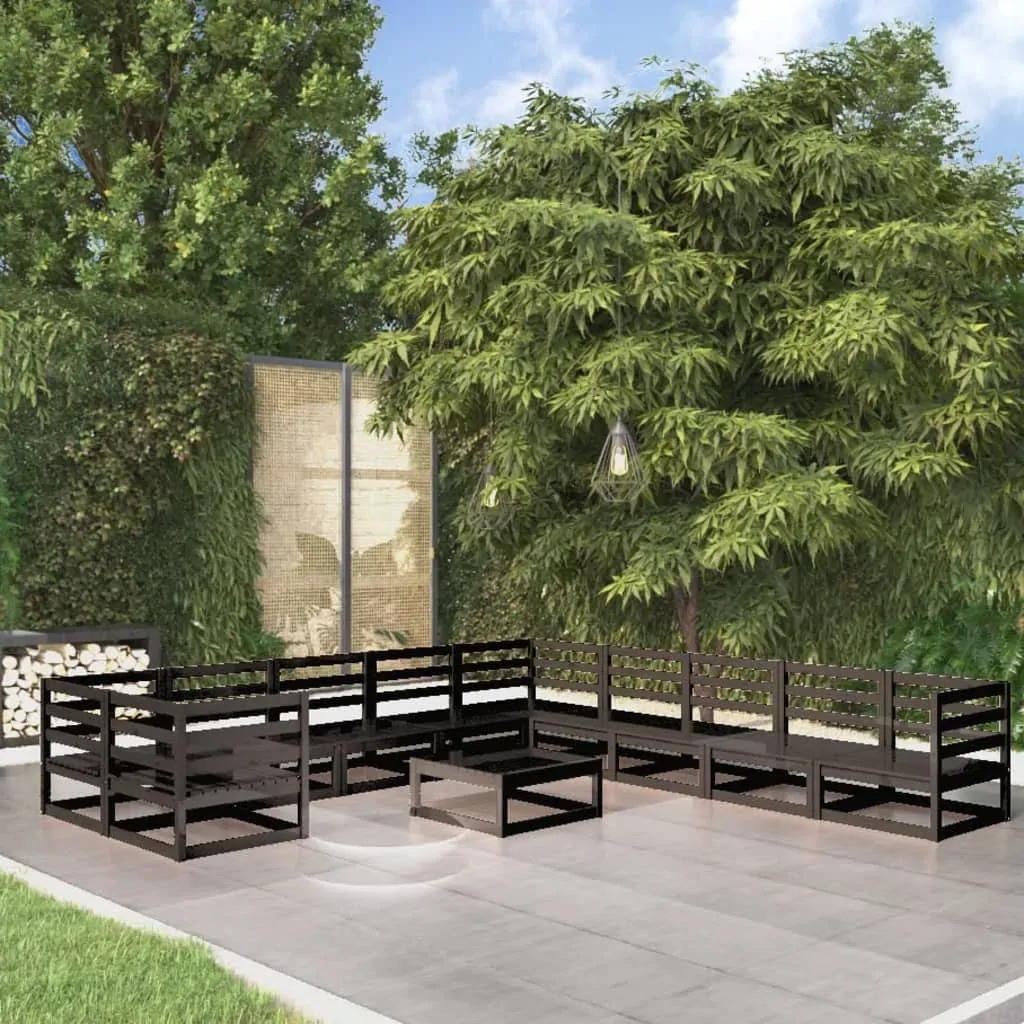 11 Piece Garden Lounge Set Solid Pinewood 11 Piece Garden Lounge Set Solid Pinewood