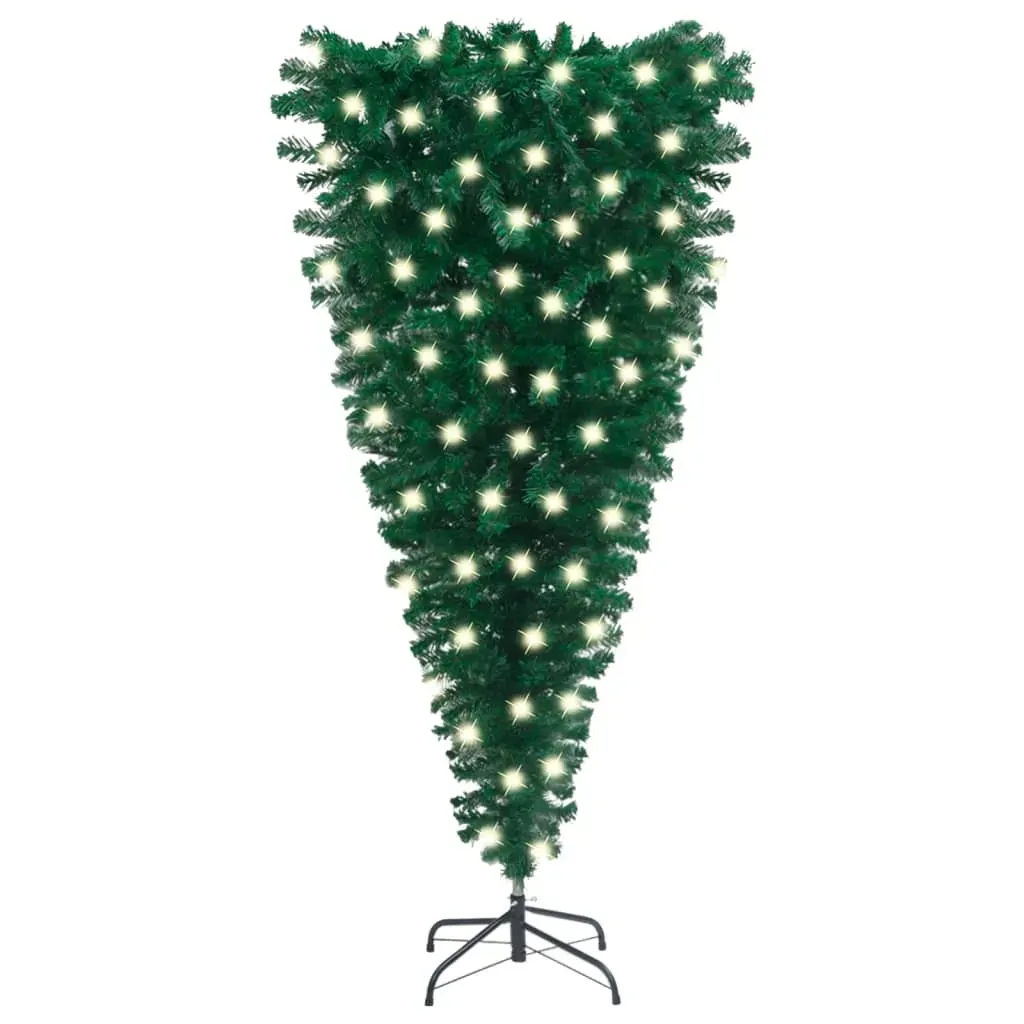 Upside-down Artificial Pre-lit Christmas Tree Green 120 cm Upside-down Artificial Pre-lit Christmas Tree Green 120 cm