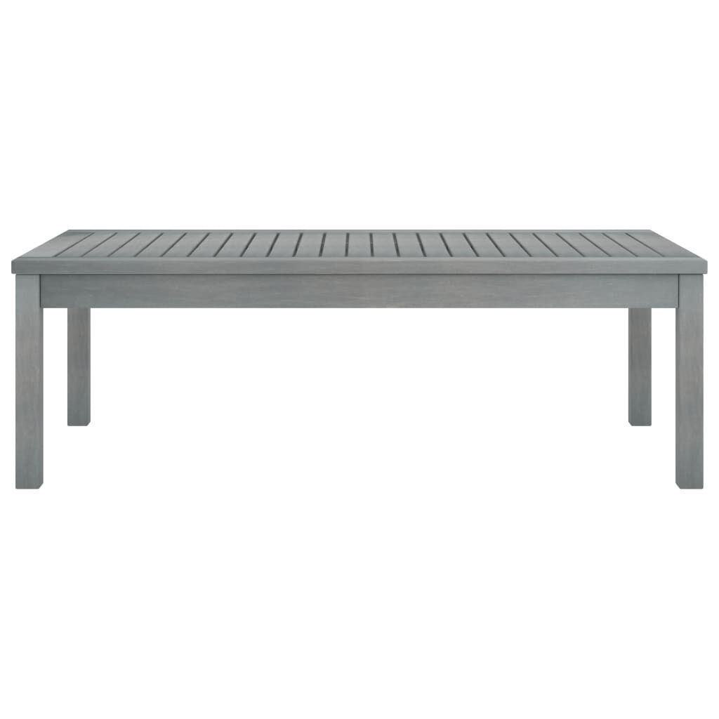 Coffee Table 100x50x33 cm Grey Solid Acacia Wood Coffee Table 100x50x33 cm Grey Solid Acacia Wood
