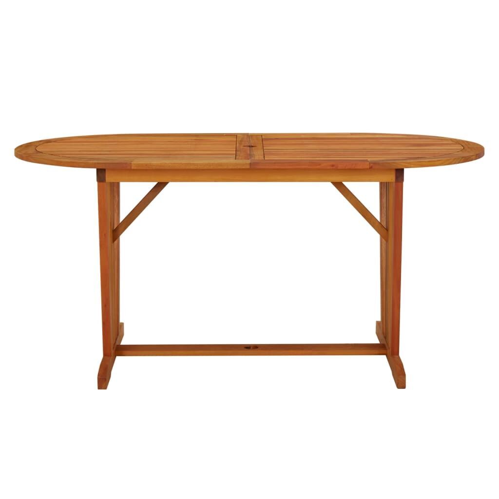 Garden Table 160x85x75 cm Solid Wood Eucalyptus Garden Table 160x85x75 cm Solid Wood Eucalyptus