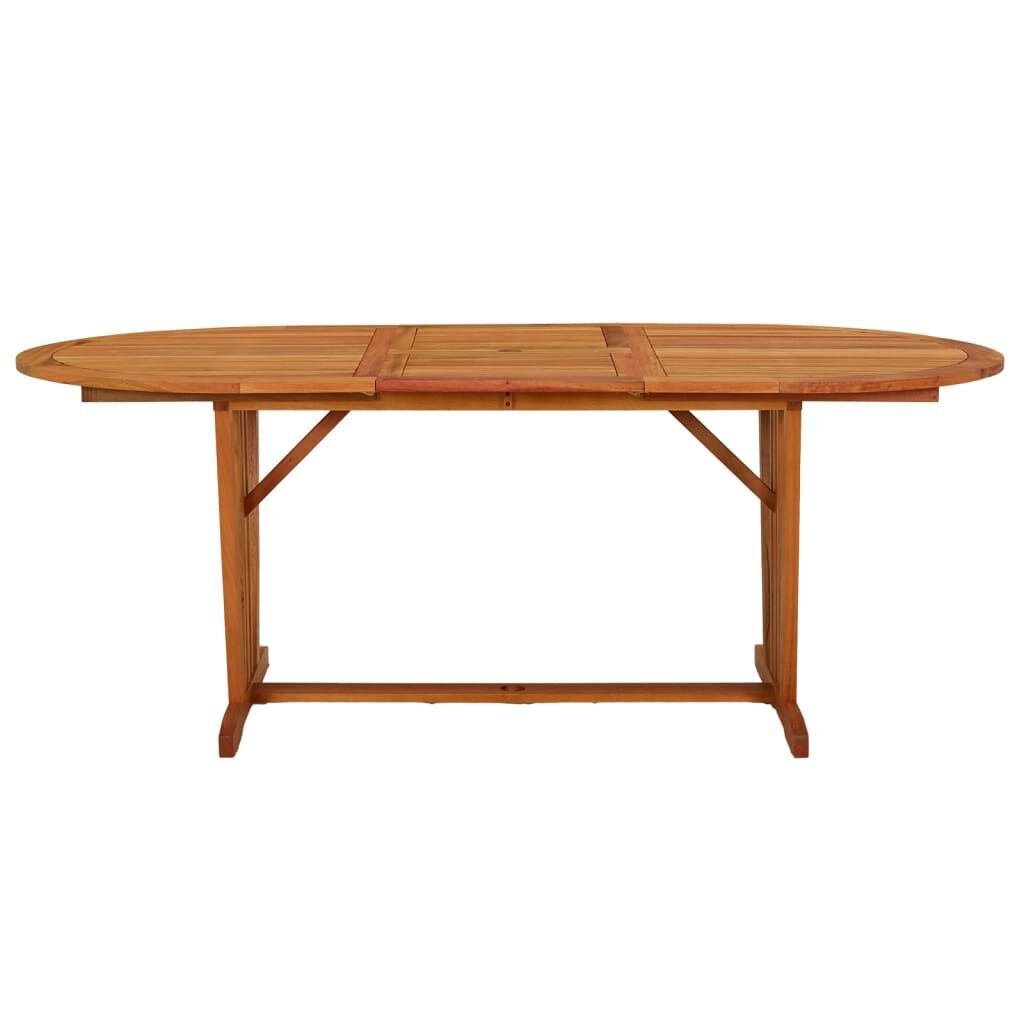 Garden Table 200x100x75 cm Solid Wood Eucalyptus Garden Table 200x100x75 cm Solid Wood Eucalyptus