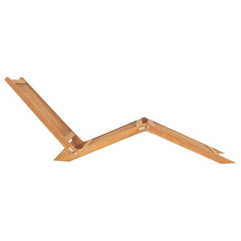 Sun Lounger Solid Teak Wood Sun Lounger Solid Teak Wood