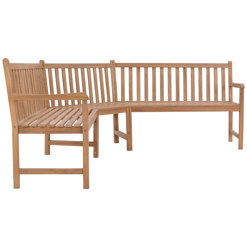 Garden Corner Bench 185x185x90 cm Solid Teak Wood Garden Corner Bench 185x185x90 cm Solid Teak Wood