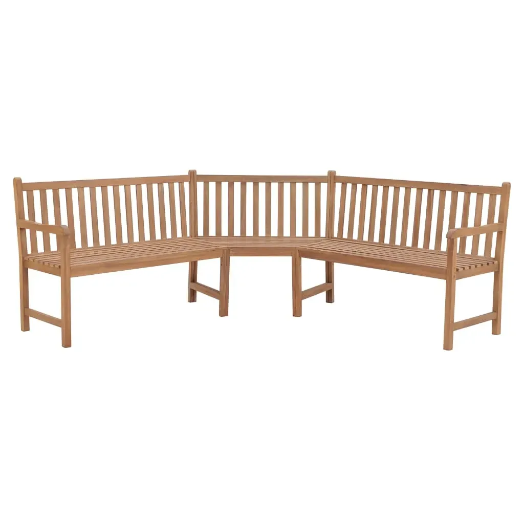 Garden Corner Bench 185x185x90 cm Solid Teak Wood Garden Corner Bench 185x185x90 cm Solid Teak Wood