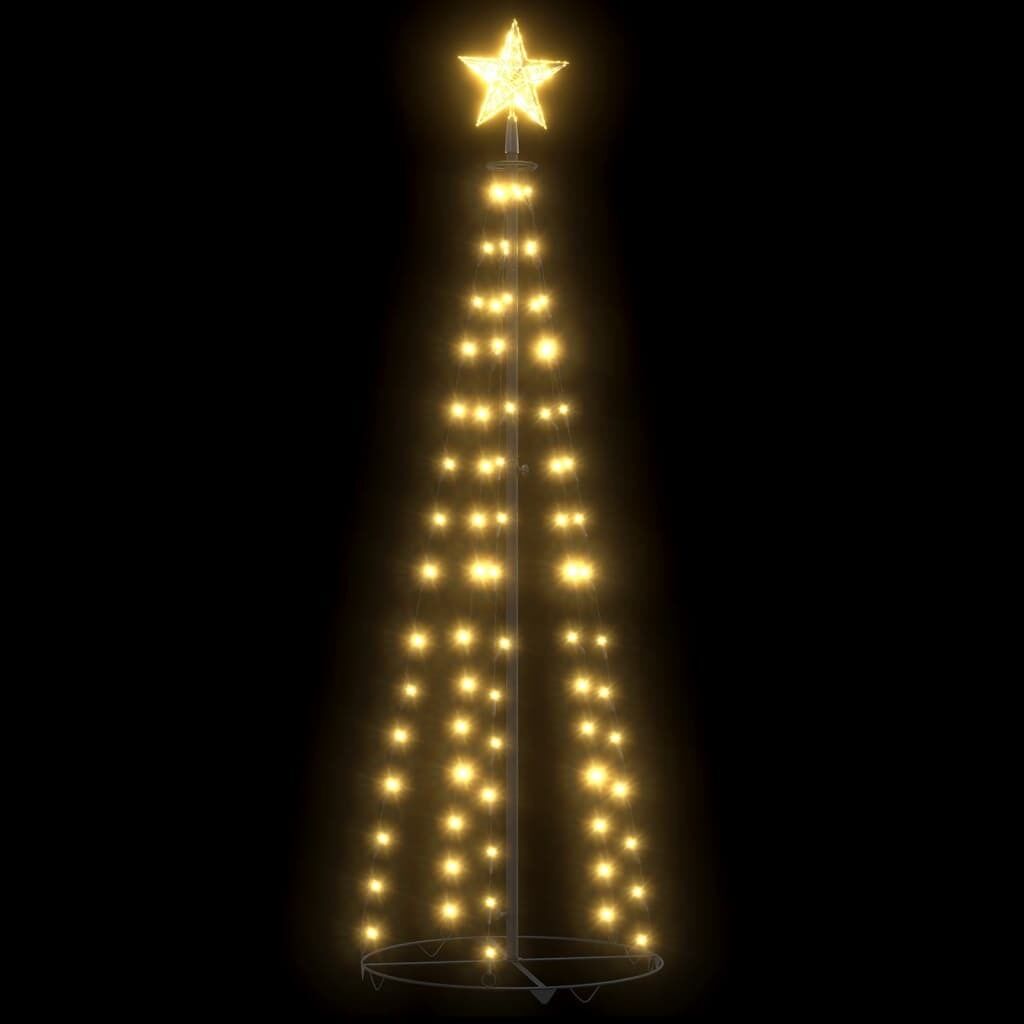 Christmas Cone Tree Warm White 84 LEDs Decoration 50x150 cm Christmas Cone Tree Warm White 84 LEDs Decoration 50x150 cm