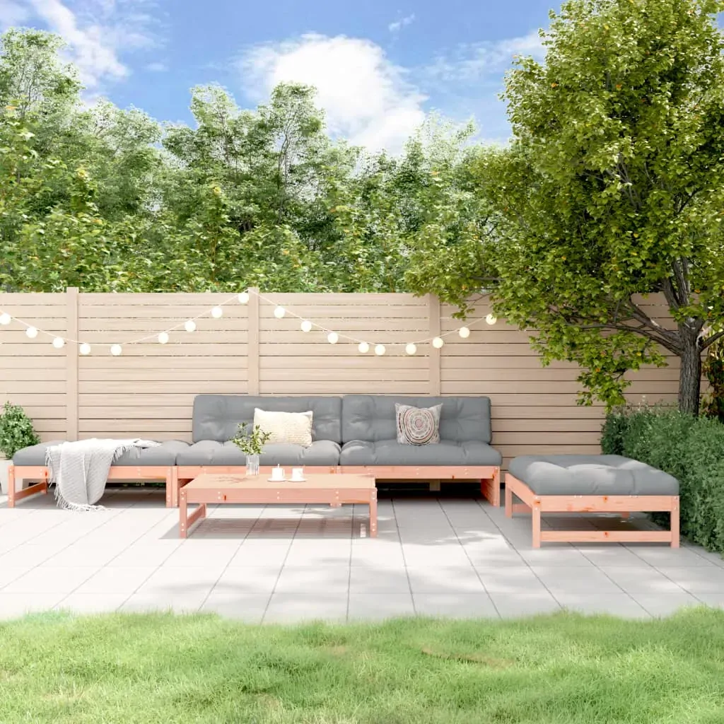 5 Piece Garden Lounge Set with Cushions Solid Wood Douglas 5 Piece Garden Lounge Set with Cushions Solid Wood Douglas
