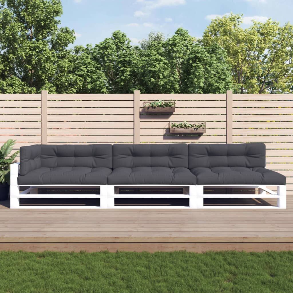 Pallet Cushions 7 pcs Anthracite Fabric Pallet Cushions 7 pcs Anthracite Fabric