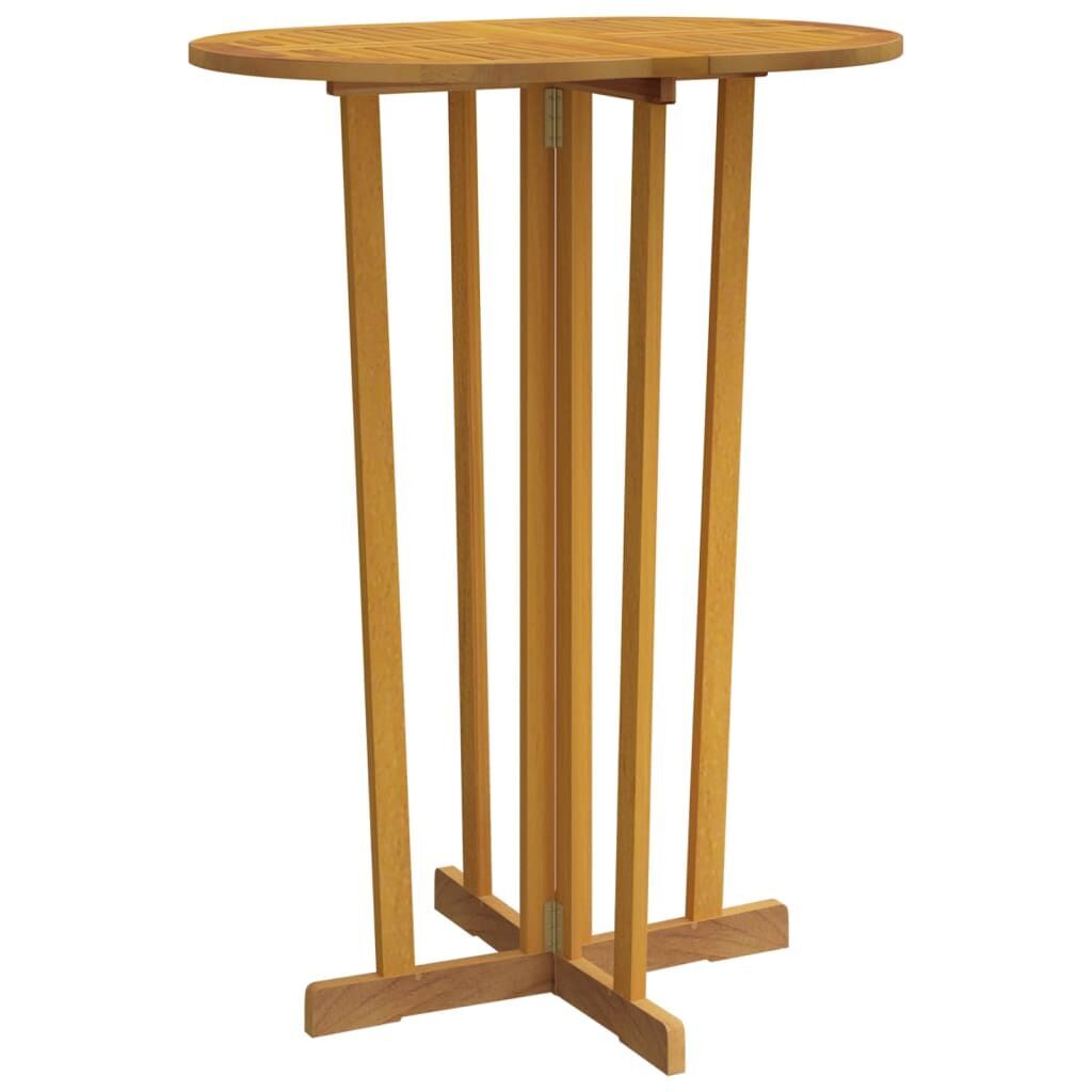 Folding Bar Table 90x65x105 cm Solid Wood Teak Folding Bar Table 90x65x105 cm Solid Wood Teak