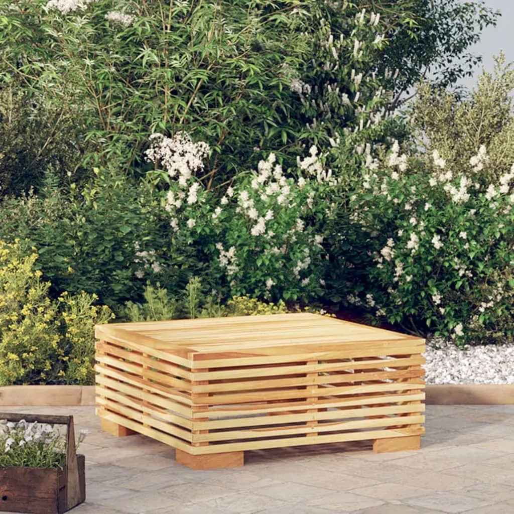Garden Coffee Table 69.5x69.5x31 cm Solid Wood Teak Garden Coffee Table 69.5x69.5x31 cm Solid Wood Teak