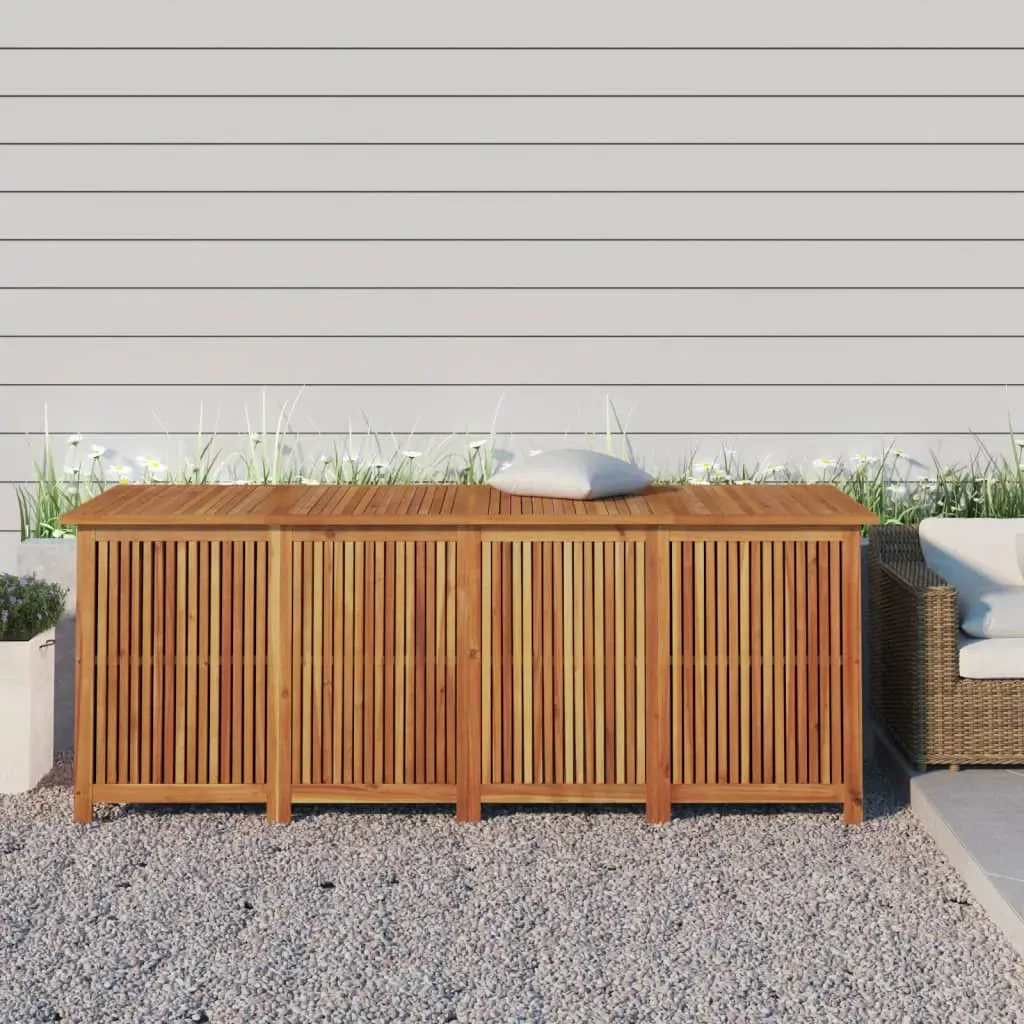 Garden Storage Box 200x80x75 cm Solid Wood Acacia Garden Storage Box 200x80x75 cm Solid Wood Acacia