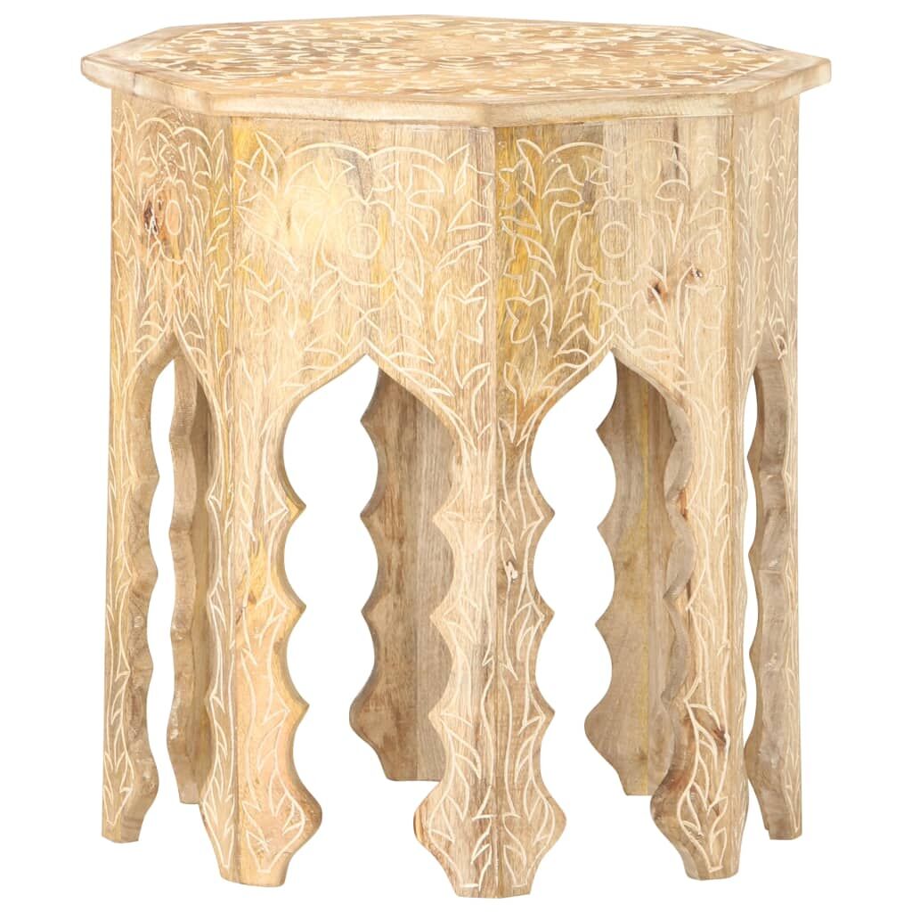 Side Table ?48 cm Solid Mango Wood Side Table ?48 cm Solid Mango Wood
