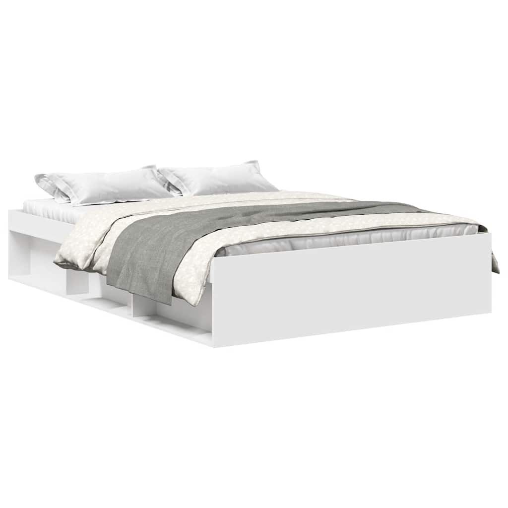 Bed Frame without Mattress White 150x200 cm Bed Frame without Mattress White 150x200 cm