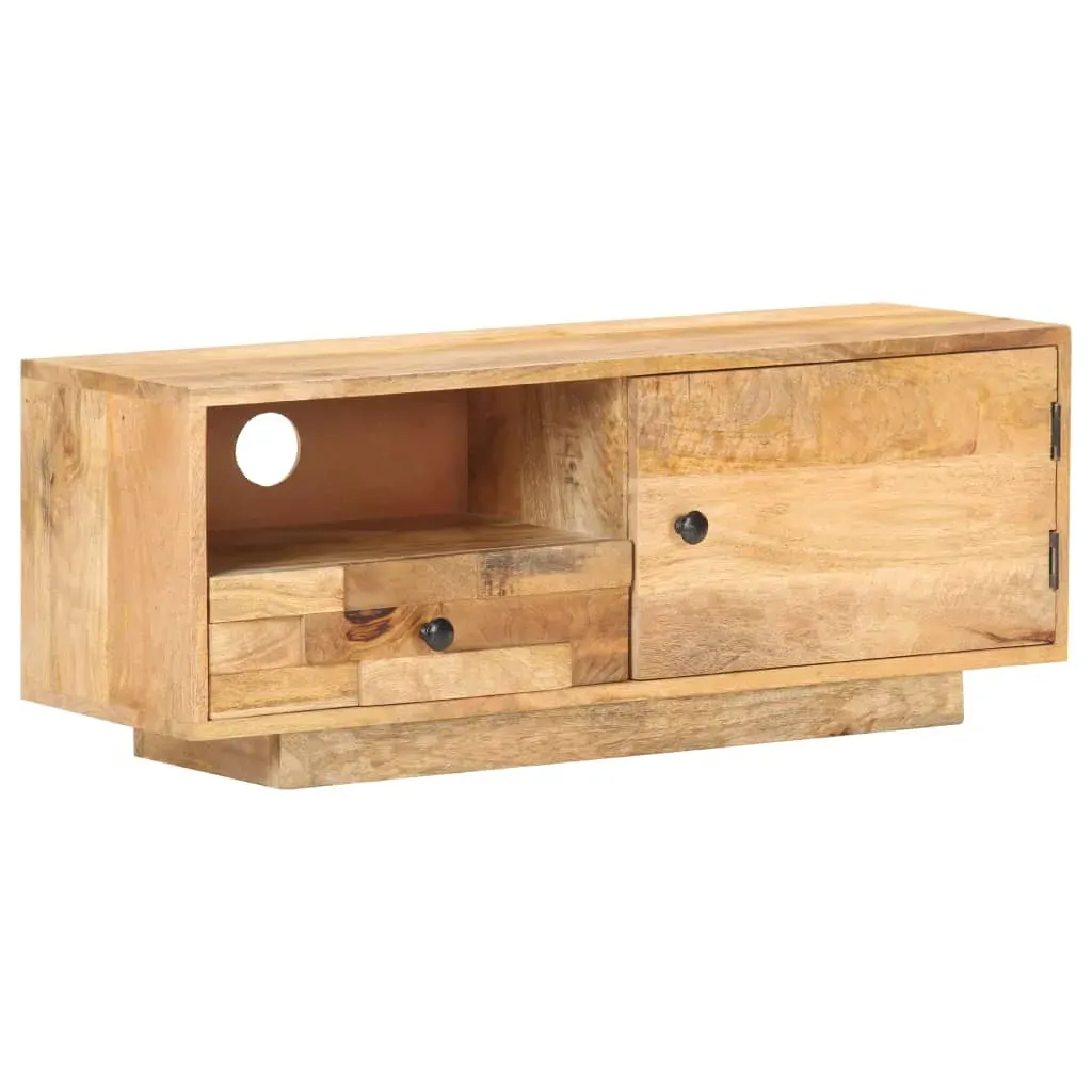TV Cabinet 90x30x35 cm Solid Mango Wood TV Cabinet 90x30x35 cm Solid Mango Wood
