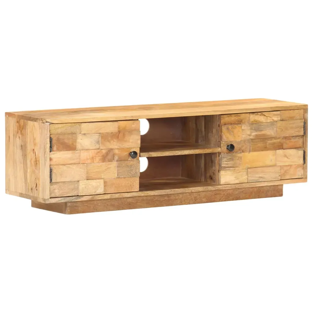 TV Cabinet 116x30x35 cm Solid Mango Wood TV Cabinet 116x30x35 cm Solid Mango Wood