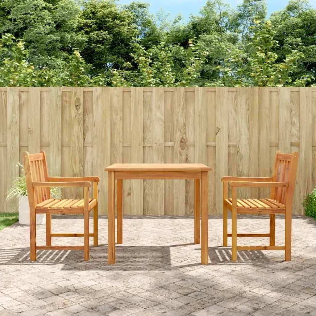 3 Piece Garden Dining Set Solid Wood Acacia 3 Piece Garden Dining Set Solid Wood Acacia