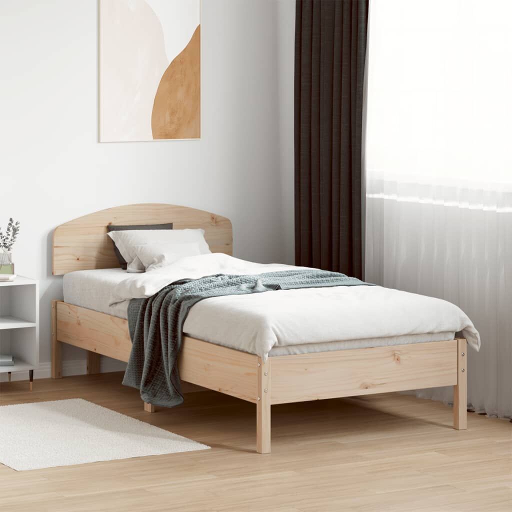Bed Frame without Mattress 90x190 cm Solid Wood Pine Bed Frame without Mattress 90x190 cm Solid Wood Pine