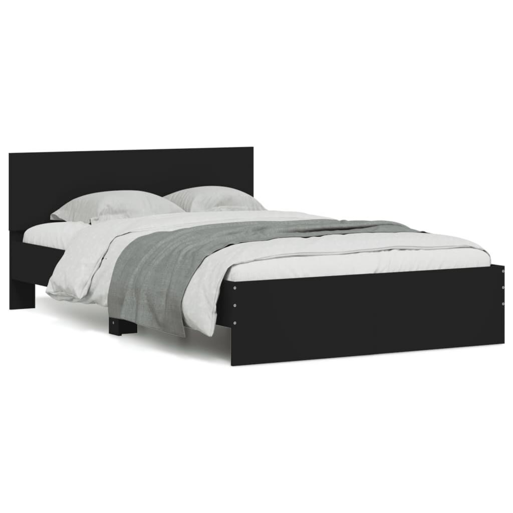 Bed Frame without Mattress Black 135x190 cm Bed Frame without Mattress Black 135x190 cm