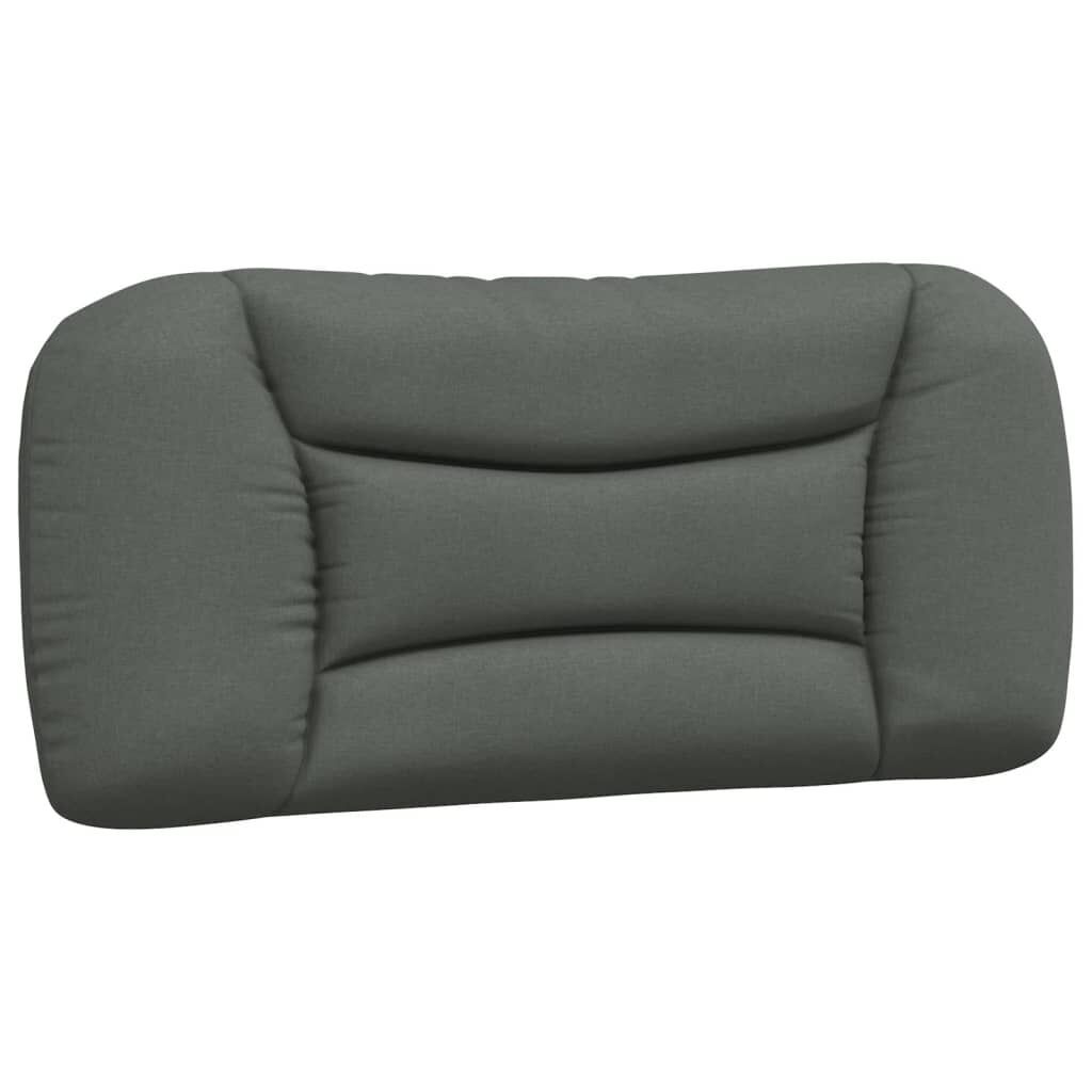 Headboard Cushion Dark Grey 90 cm Fabric Headboard Cushion Dark Grey 90 cm Fabric