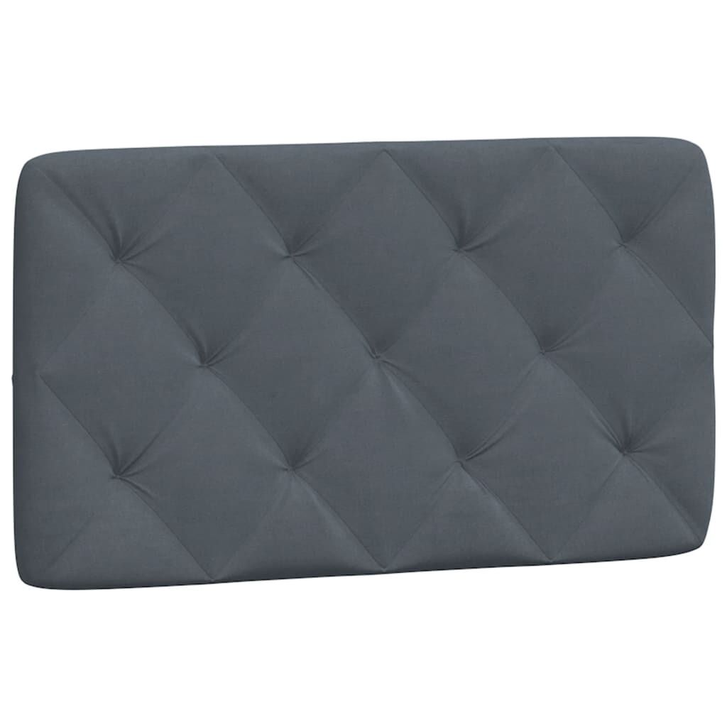 Headboard Cushion Dark Grey 90 cm Velvet Headboard Cushion Dark Grey 90 cm Velvet