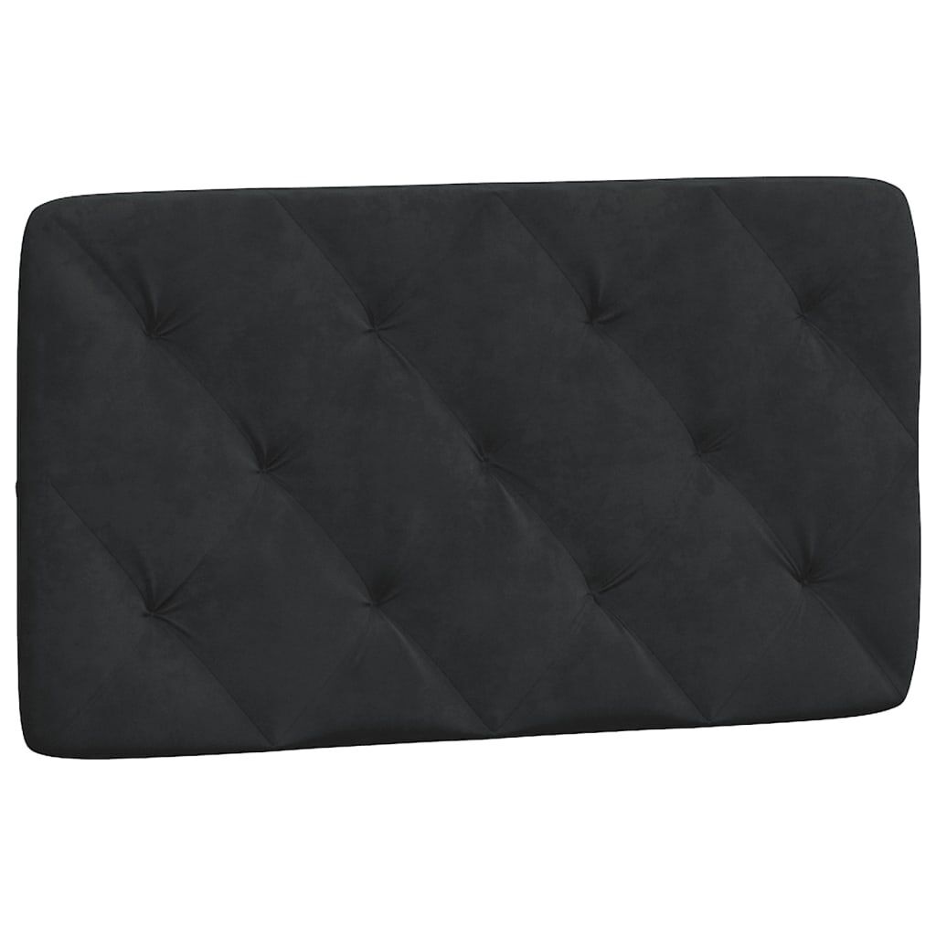 Headboard Cushion Black 90 cm Velvet Headboard Cushion Black 90 cm Velvet