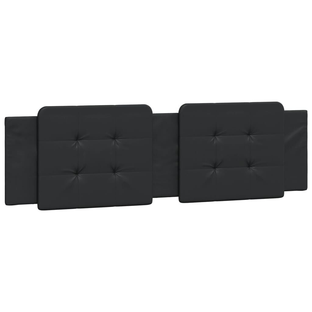 Headboard Cushion Black 180 cm Faux Leather Headboard Cushion Black 180 cm Faux Leather