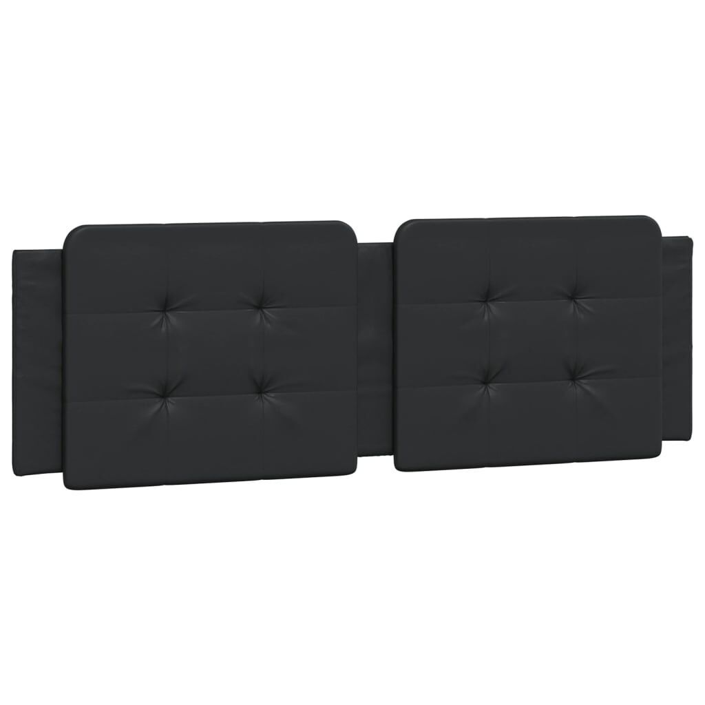 Headboard Cushion Black 153 cm Faux Leather Headboard Cushion Black 153 cm Faux Leather