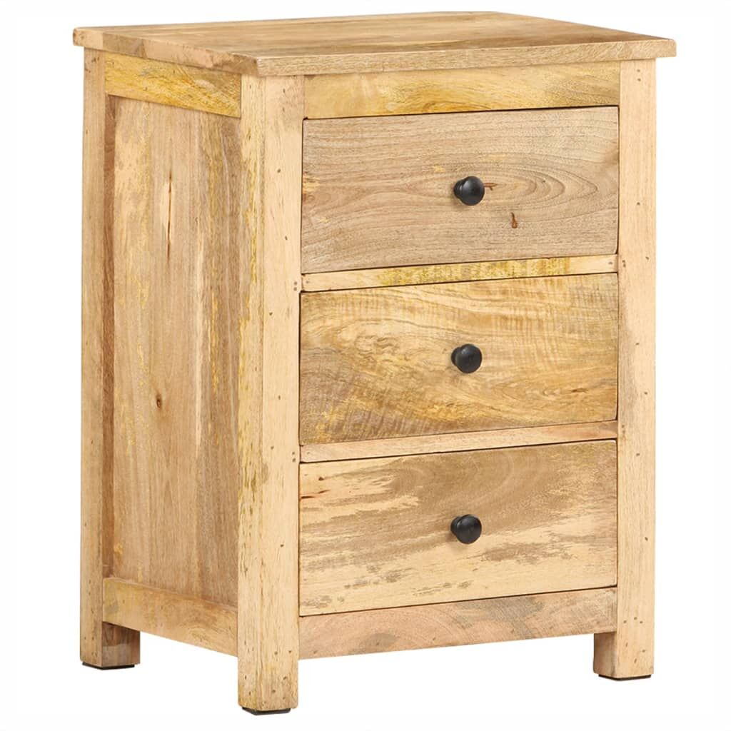 Bedside Cabinet 45x35x60 cm Solid Mango Wood Bedside Cabinet 45x35x60 cm Solid Mango Wood