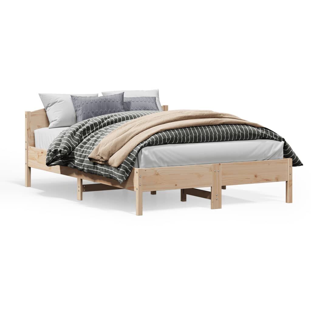 Bed Frame without Mattress 150x200 cm Solid Wood Pine Bed Frame without Mattress 150x200 cm Solid Wood Pine