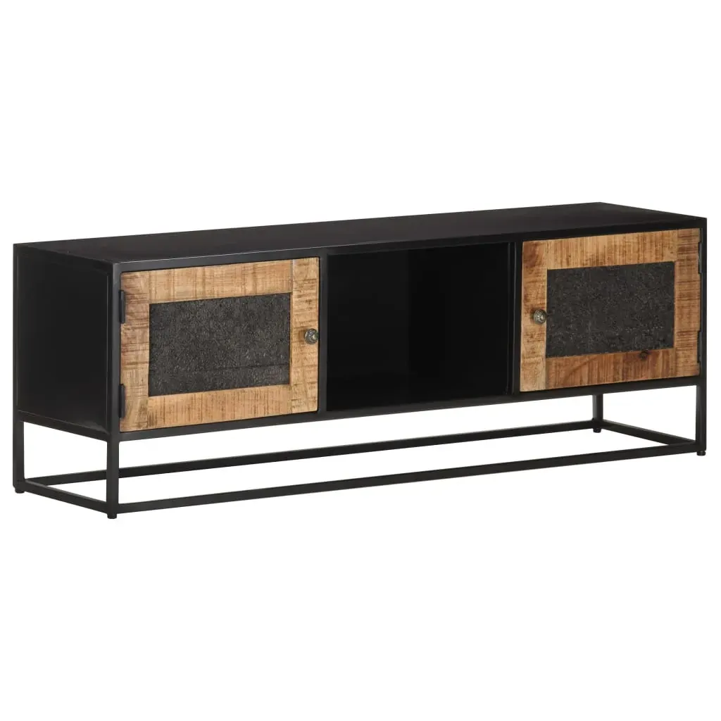 TV Cabinet 120x30x40 cm Rough Mango Wood TV Cabinet 120x30x40 cm Rough Mango Wood