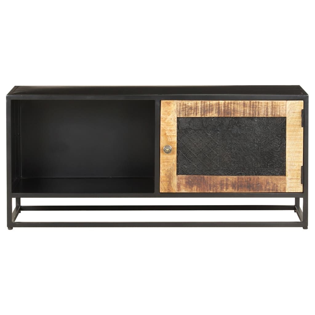 TV Cabinet 90x30x40 cm Rough Mango Wood TV Cabinet 90x30x40 cm Rough Mango Wood