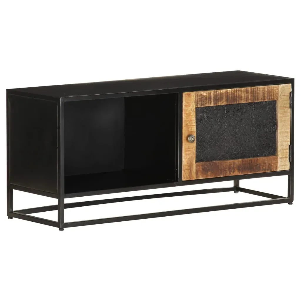 TV Cabinet 90x30x40 cm Rough Mango Wood TV Cabinet 90x30x40 cm Rough Mango Wood