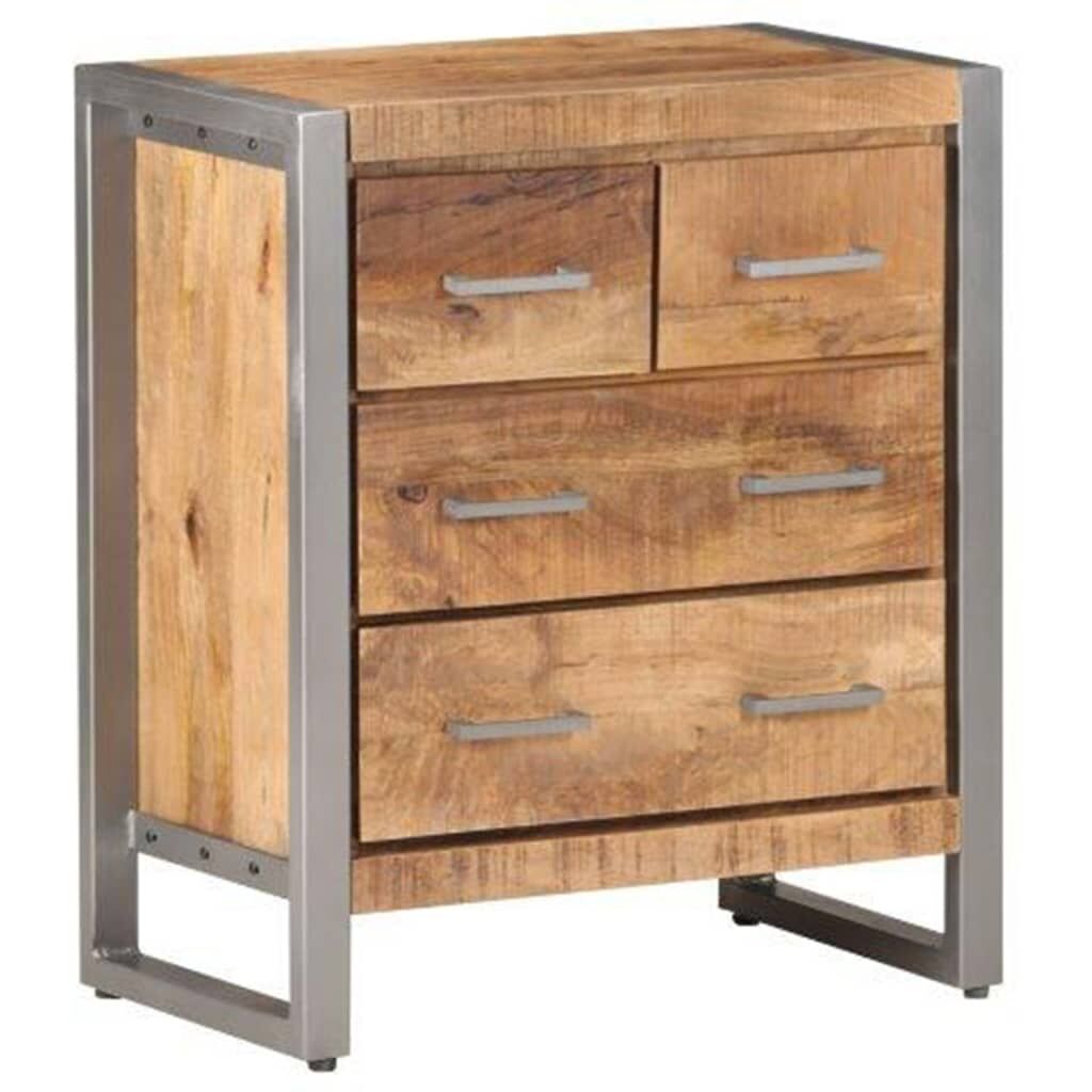 Sideboard 60x35x70 cm Rough Mango Wood Sideboard 60x35x70 cm Rough Mango Wood