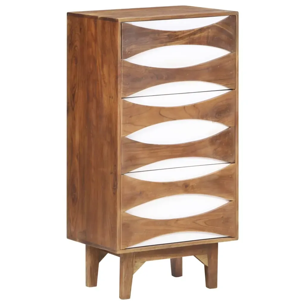 Chest of Drawers 43.5x35x90 cm Solid Acacia Wood Chest of Drawers 43.5x35x90 cm Solid Acacia Wood