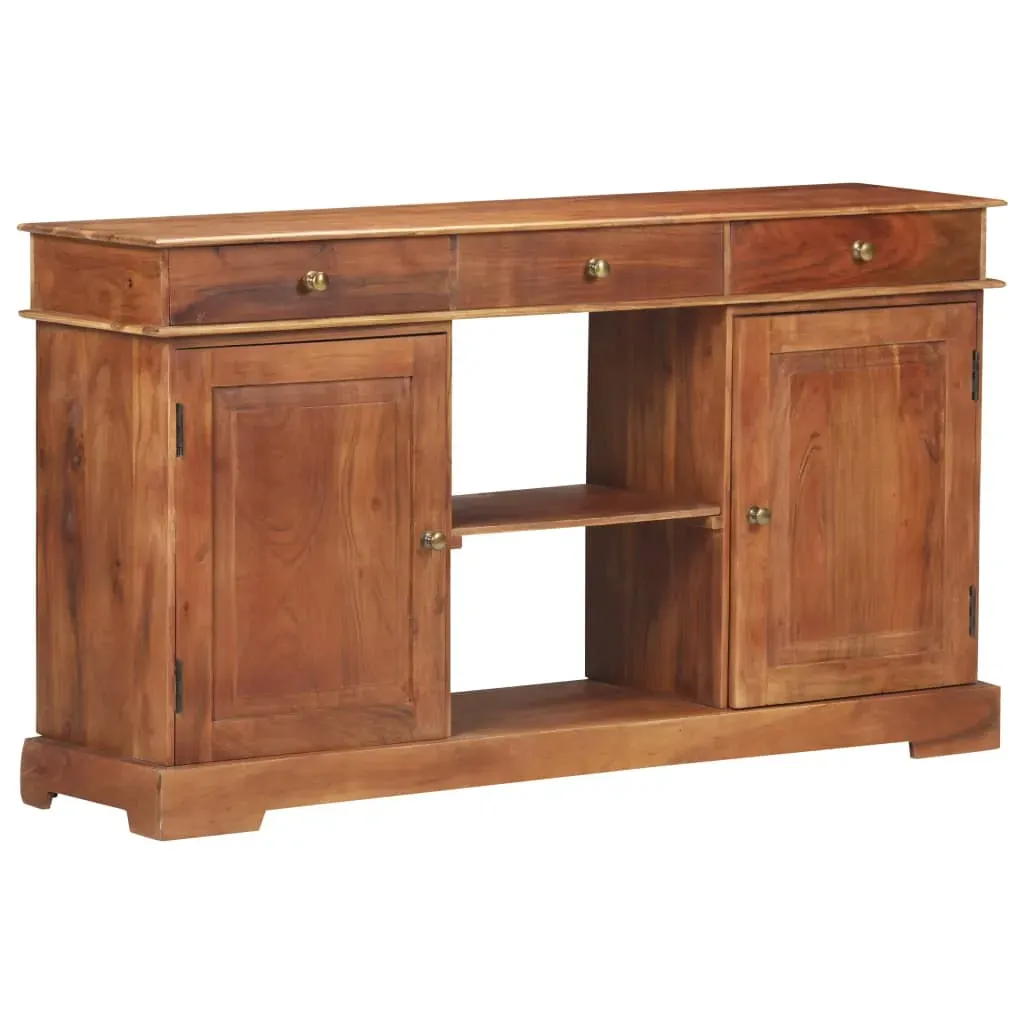 Sideboard 135x35x75 cm Solid Acacia Wood Sideboard 135x35x75 cm Solid Acacia Wood