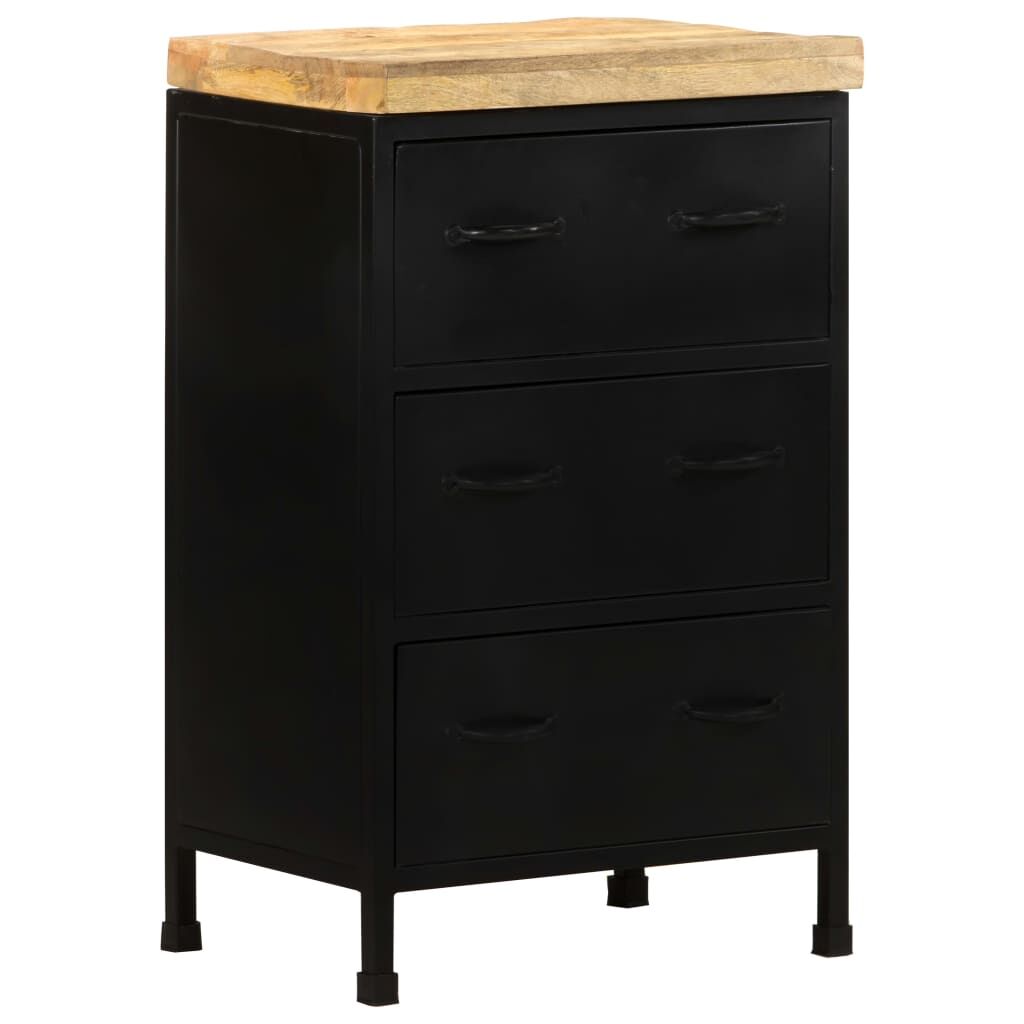 Sideboard 47x35x76 cm Rough Mango Wood Sideboard 47x35x76 cm Rough Mango Wood
