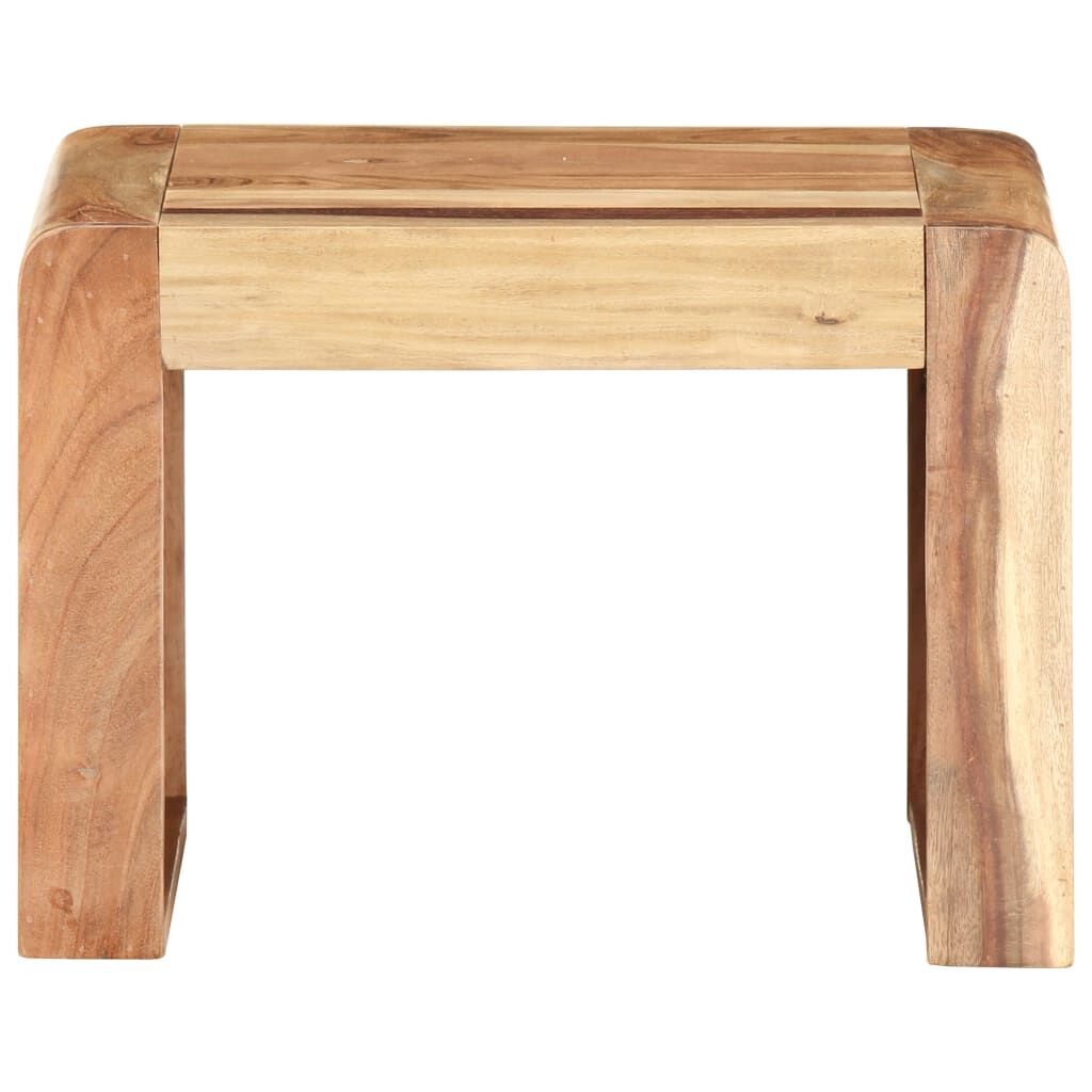 Side Table 43x40x30 cm Solid Acacia Wood Side Table 43x40x30 cm Solid Acacia Wood